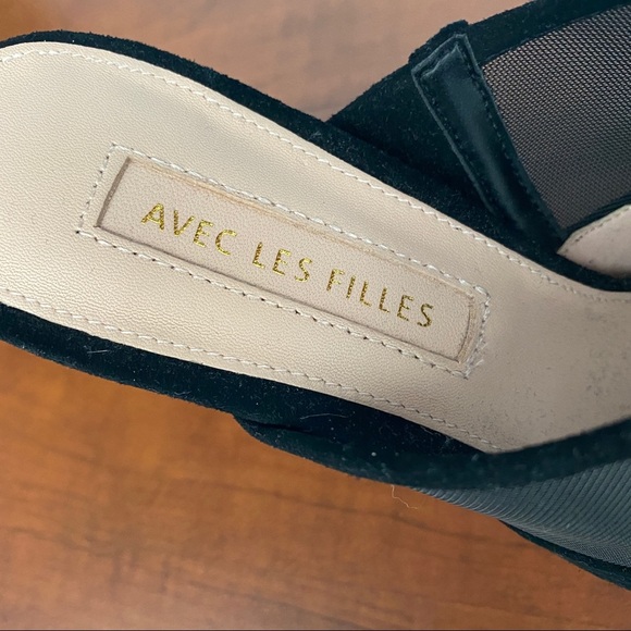 AVEC LES FILLES Joelle Mule Heel; Size 6 1/2M - Picture 5 of 15